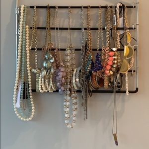 25 necklaces and bracelets